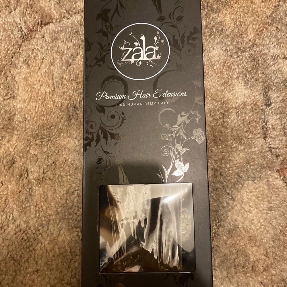 Zala 100% premium weft sew-in extensions.